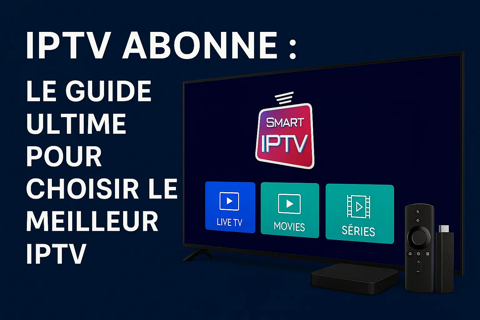 IPTV Abonné : Le Guide Ultime pour Choisir le Meilleur IPTV